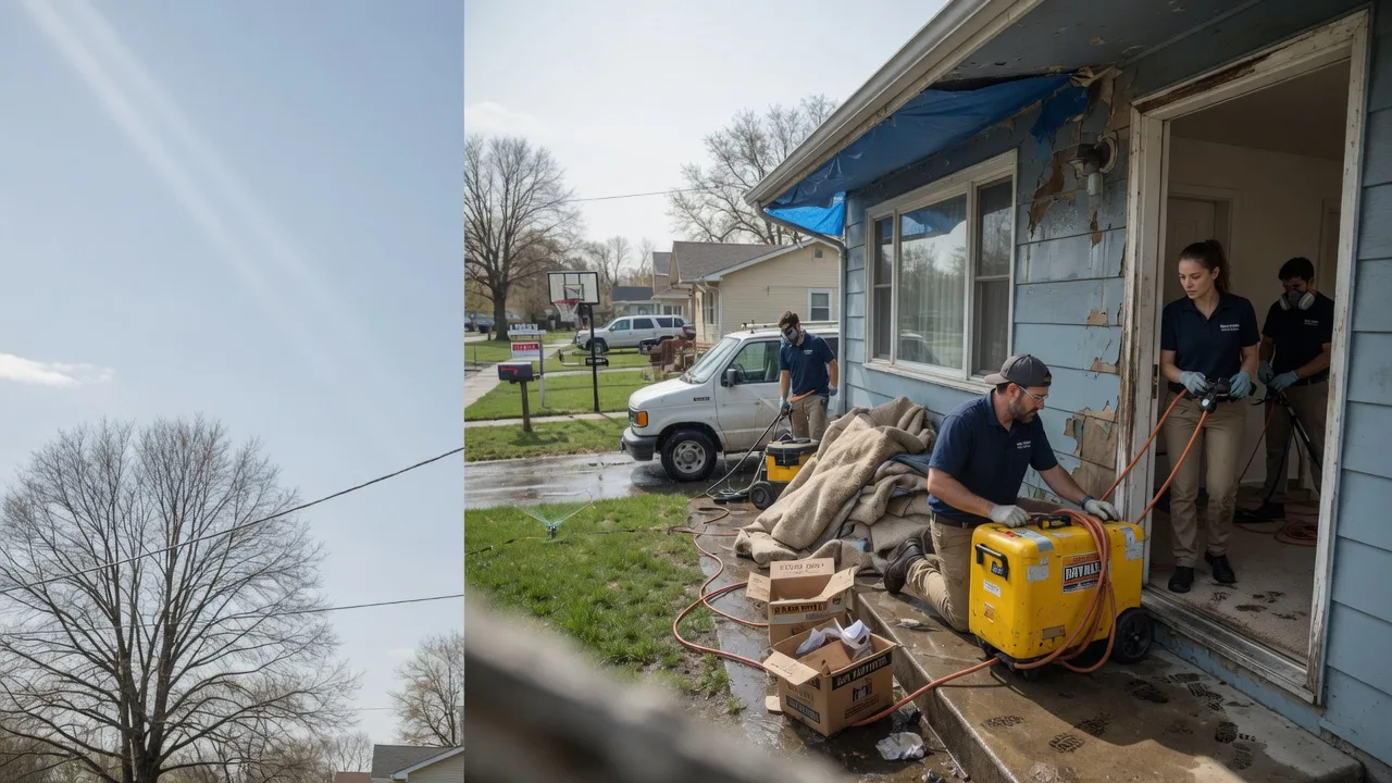 Basement Flood Cleanup in Centralia, MO near me